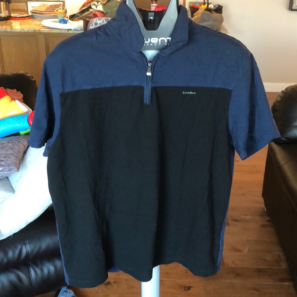 Calvin Klein Men’s XL polo - black & navy